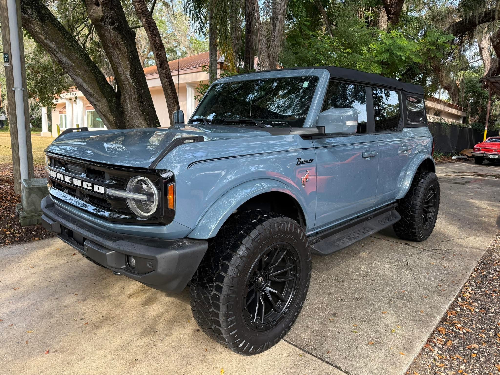 Blue Ford Bronco Tint